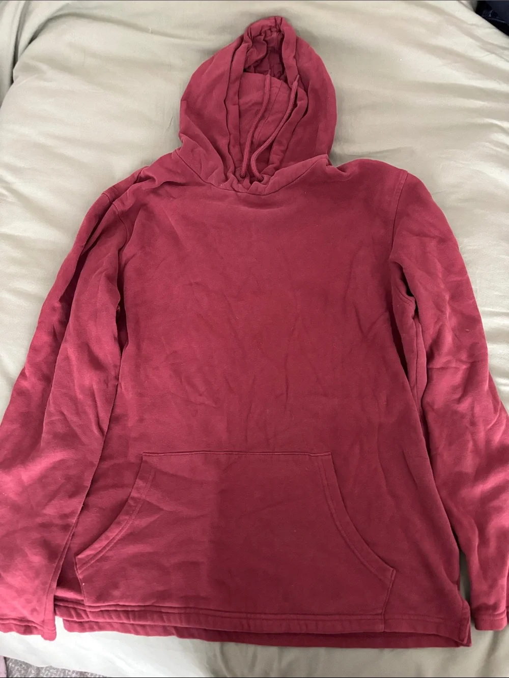 H&M Washed terracotta Pullover Hoodie